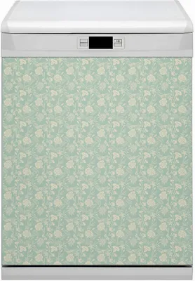 Produktbild von Abwaschbar 60x70 cm Geschirrspüle Magnetmatte Küche Dekorative  - Weiße Blumen
