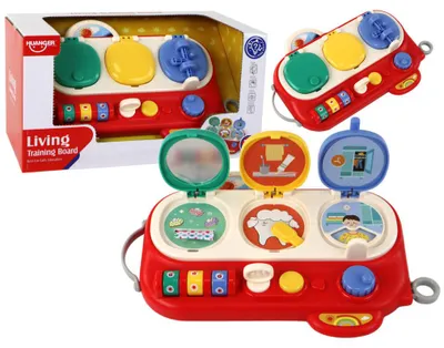 Image de Tableau éducatif pour les petits explorateurs – Créatif et sensoriel – Rouge