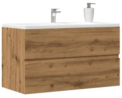 Obrázek produktu pro Podumyvadlová skříňka Artisan, dubový Imitace, 90 x 38,5 x 45 cm, dřevotřísková deska