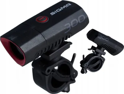 Zdjęcie produktu dla Sigma Sport BUSTER 300, Tylne oświetlenie, Czarny, IPX4, LED, Noc, Światło migające, Ciągłe światło