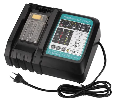 Productafbeelding van 3A oplader voor 18V accu DC18RC 14,4-18V met EU stekker