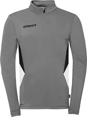 Zdjęcie produktu dla Bluza z zamkiem Uhlsport Equipe 29 1/4 – kolor kamiennoszary/biały/czarny, rozmiar: S