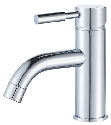 Produktbild von Waschtischarmatur Badezimmer Chrom Messing mit Luftspritzer