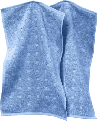 Produktbild von Möve Gästetuch Quadretti" 2er-Pack hellblau 30x50 cm"