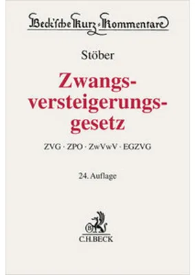 Immagine prodotto di Zwangsversteigerungsgesetz. ZVG