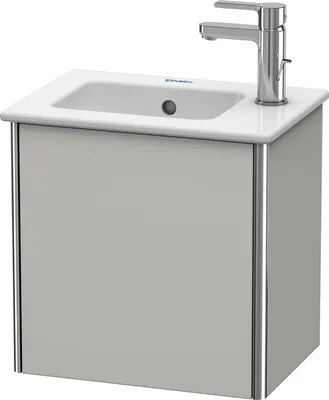 Produktbild von Waschtischunterbau XSQUARE 400x410x289mm Türansch re betongrau matt Anschlag rechts betongrau matt