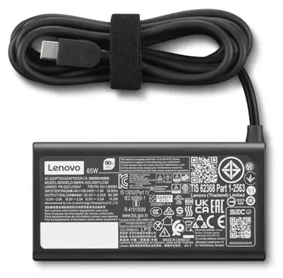 Produktbild von Lenovo - USB-C Netzteil - Wechselstrom 100-240 V - 65 Watt - Schwarz