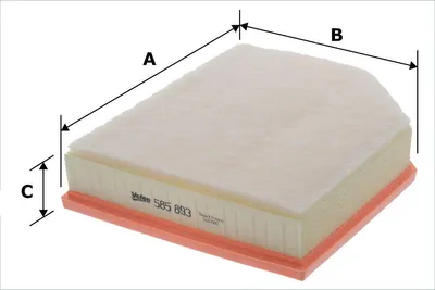 Produktbild von Luftfilter VALEO 585893 für VOLVO XC60 II (246) Filtereinsatz