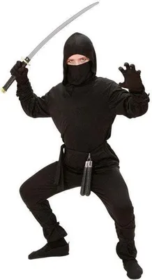 Immagine prodotto di Costume da ninja - Costume da ninja ragazzo combattente L - 158 cm