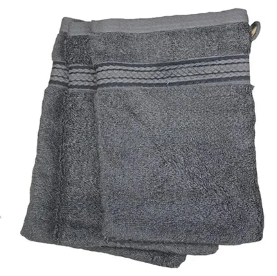 Image de ARTG - Gants de toilette, bambou, coton issu de l'agriculture biologique LT4818 (16 cm x 22 cm) (gris foncé)