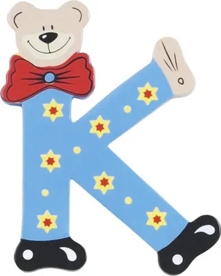 Image de PLAYSHOES (301001-411) Lettre « K » en bois