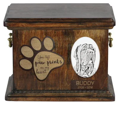 Obrázok produktu pre neapolský mastif - urna na popol psa, personalizovaná urna s fotografiou, urna s fotografiou psa značky Art-Dog