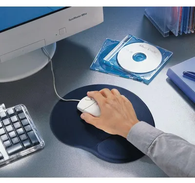 Immagine prodotto di Tappetino per mouse Gel-Rest 1 blu