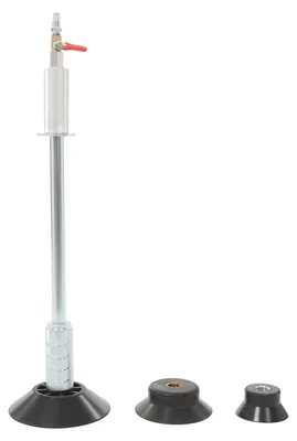 Produktbild von Pneumatisches Zahnzieher-Werkzeug, 3 Saugnäpfe, langlebige Stahlkonstruktion, Silber