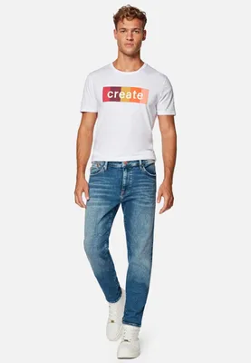 Produktbild von Mavi Herren CHRIS Herren Straight Leg Jeans Hose dark random ultra move W38/L34