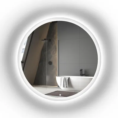 Produktbild von Alfaram Runder Badezimmerspiegel mit Hintergrundbeleuchtung CAPELLA LED FI 160 cm