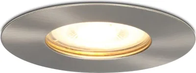 Produktbild von hoftronic LED Einbaustrahler 4W 345lm 2700K GU10 IP65 Edelstahl rund dimmbar