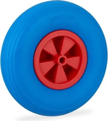 Immagine prodotto di Ruota per carriola 3.50-6 in blu/rosso