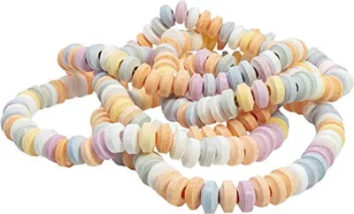 Produktbild von Candy Ketten bunte Halskette aus Traubenzucker Zuckerkomprimat 17g