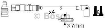 Produktbild von Bosch Zündleitungssatz 0 986 356 359