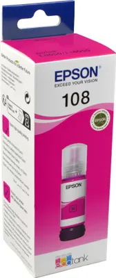 Produktbild von Epson 108, Original, Magenta, Epson, EcoTank L8050, L18050 CISMETA, 70 ml, 1 Stück(e)