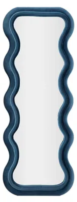 Produktbild von FURNLUX Wandspiegel Emily Blau 60cm / Hauptfarbe: Blau / Abmessungen: 60 x 160 x 6 cm