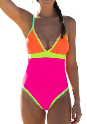 Produktbild von popvil Einteiliger Badeanzug 2025, Bauchkontrolle, Damen-Badeanzug, Shapewear, B
