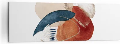 Produktbild von Bild auf Leinwand - Leinwandbild - Einteilig - Abstraktion Flecken Modern - 160x50cm - Wand Bild - Wanddeko - Wandbilder - Leinwanddruck - Bilder - Wanddekoration - Leinwand bilder - AB160x50-4561