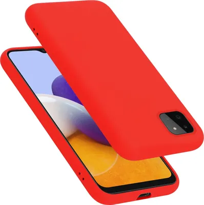 Produktbild von Cadorabo Schutzhülle für Samsung Galaxy A22 5G Hülle in Rot Handyhülle Case Cover TPU Etui