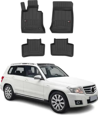 Image de OMAC Tapis de sol en caoutchouc pour Mercedes Classe GLK 2008-2015 Noir Premium