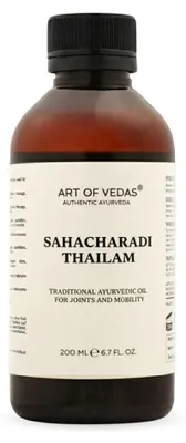 Productafbeelding van Art of Vedas Sahacharadi Thailam 200 ml - Ayurvedische massageolie voor benen en onderrug