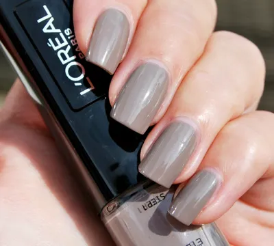 Immagine prodotto di L'Oreal Paris, Infallible, Nail Polish 2-In-1, 002, Gris Eternel, 2 x, 5 ml