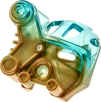 Produktbild von 1x Lego Bionicle Figur Maske of Ice gold transp. blau Kanohi 6114412 19064pb01