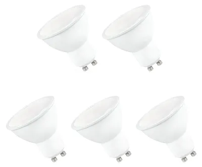 Produktbild von Spectrum GU10 LED Spot Lampe 6W 520lm 4000K Neutralweiß 230V 5 Stück