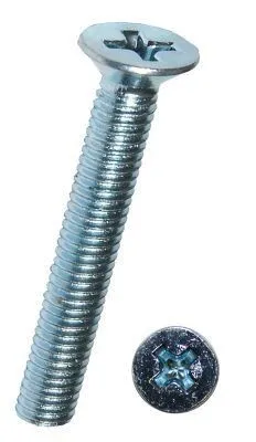Zdjęcie produktu dla Dresselhaus 4001796061561, Śruba, Metal galwanizowany, M4, Płaska głowa, 4mm, PH (Phillips)