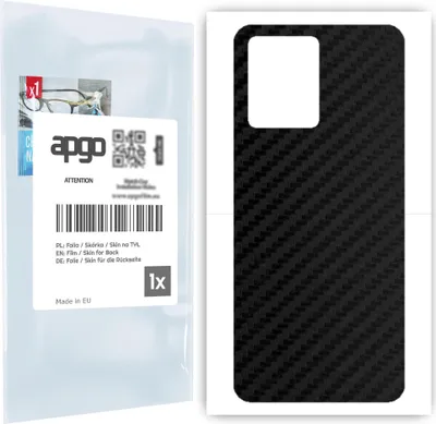 Produktbild von apgo Rückseite Schutzfolie für Realme 9 Pro -  Hinten Schutzfolie Carbon, Rückseite Folie schützt vor Kratzern und Fingerabdrücken