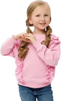 Produktbild von Mädchen-Sweatshirt Frill  - Rosa - 122