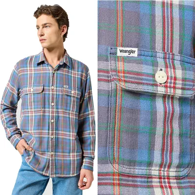 Immagine prodotto di Wrangler camicia da uomo 2 pois arcobaleno 112357233 W5K7016301