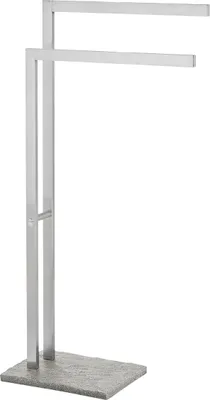 Produktbild von WENKO Handtuch Ständer Halter Stange Freistehend Edelstahl GRANIT Bad Gäste WC