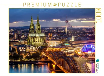 Produktbild von CALVENDO Puzzle Köln 1000 Teile Puzzle quer | 1000 Teile Lege-Größe 64 × 48 cm Foto-Puzzle für glückliche Stunden