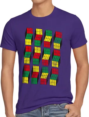 Produktbild von style3 Sheldon Cubes Herren T-Shirt