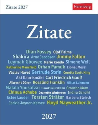 Produktbild von Zitate Tagesabreißkalender 2027