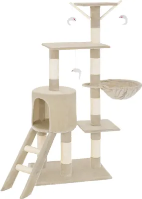 Produktbild von Kratzbaum Dominik 144 cm inklusive Treppe, 3 Spielmäusen und Kippschutz