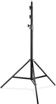 Immagine prodotto di Walimex pro WT-420 stativo per lampade 420 cm, stativo per luci regolabile in altezza, caricabile fino a 7,5 kg, stativo per flash con attacco da 5/8 di pollice, stativo da studio con ammortizzazione a molla