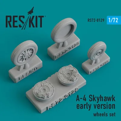 Produktbild von ResKit RS72-0129 - 1:72 A-4 Skyhawk early version wheels set