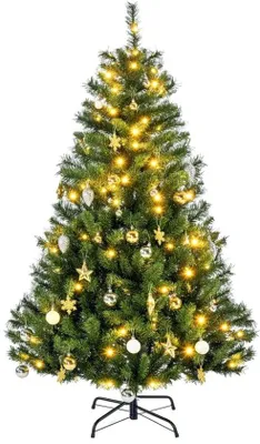 Immagine prodotto di Albero di Natale artificiale, dimensioni 95 cm, 95 cm, 150 cm, verde