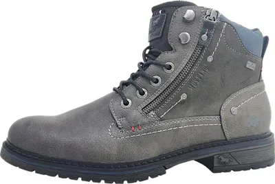 Produktbild von Mustang Herrenschuhe Schnürstiefel Grau Freizeit, Schuhgröße:43 EU