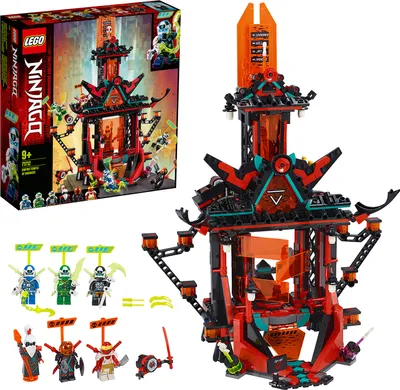 Produktbild von LEGO 71712 NINJAGO Empire Tempel des Unsinns, Bauset mit 6 Minifiguren, Ninja Spielzeug für Kinder