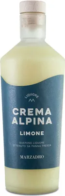 Produktbild von Marzadro Crema di Limoni con Panna / Zitronencremelikör mit Sahne 700 ml.