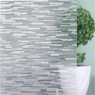 Produktbild von Fensterfolie, Selbsthaftend Blickdicht, Milchglasfolie Selbstklebend, Sichtschutzfolie, Milchglasfolie, Anti-UV Klebefolie Fenster